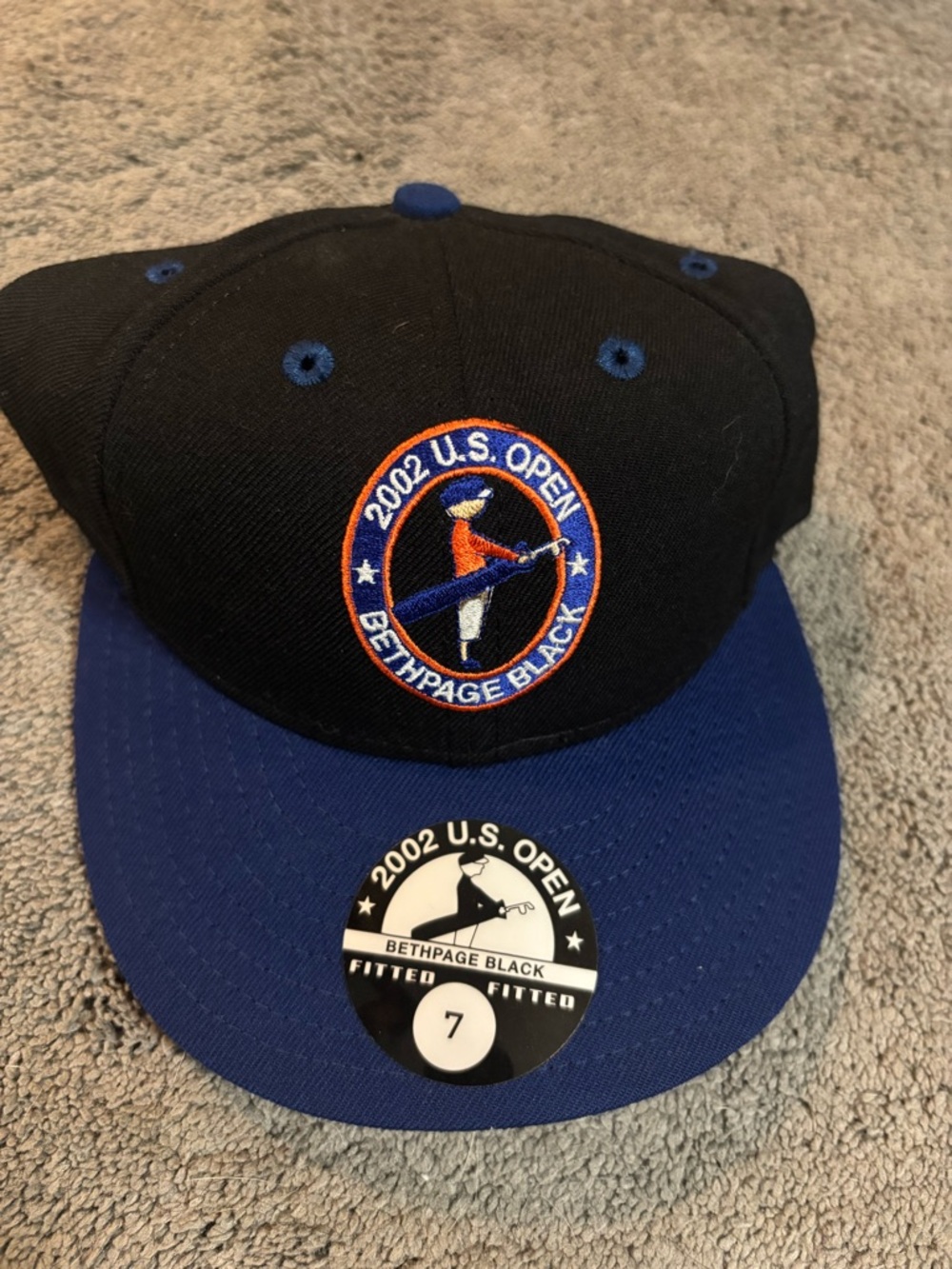 2002 US Open Bethpage Black golf hat